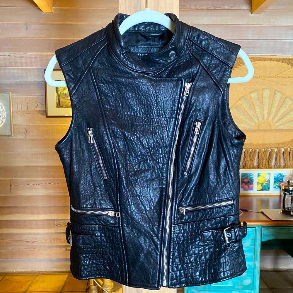 Dawn Levy Leather Vest